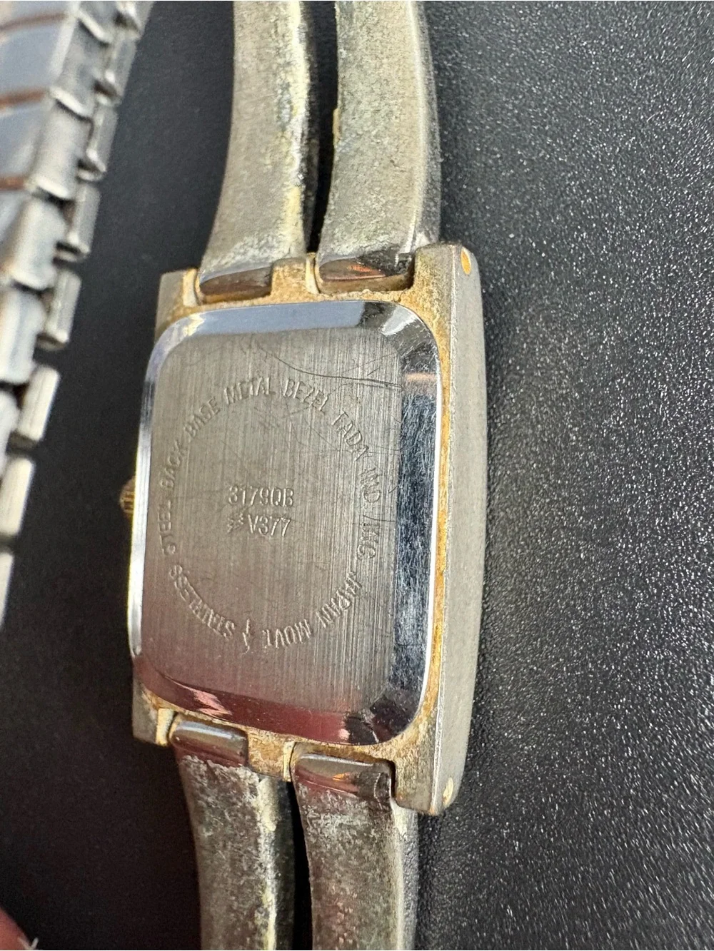 Wrangler Two-Tone Silver and Gold‎ Rectangular Women’s Bracelet Watch